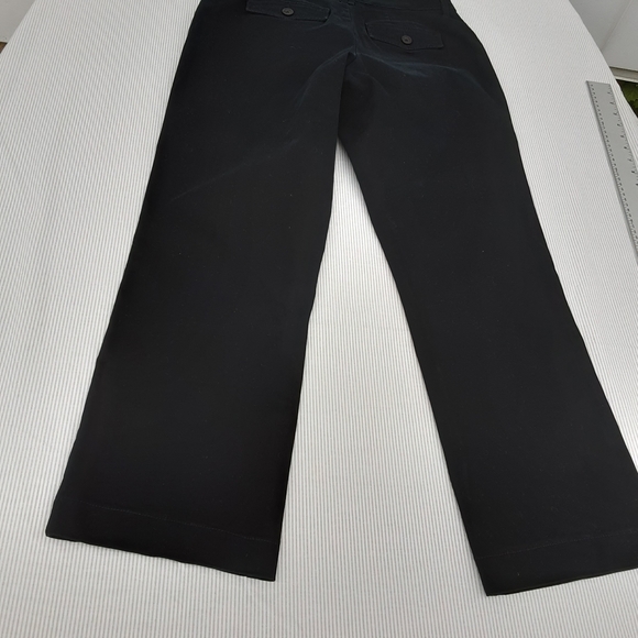 Lee Comfort #59 Women's Pants Stretch Sz 10P Waistband Preowned Black - Picture 1 of 8